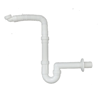 1"1/4 flexibel Abflusschlauch mit Siphon