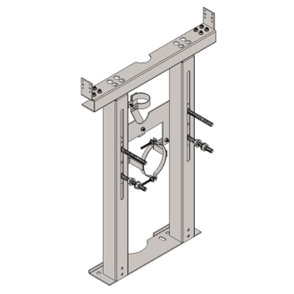 HALTERUNG FÜR WC MONOBLOC AUFGEHÄNGT FÜR PLASTERBOARD WALLS