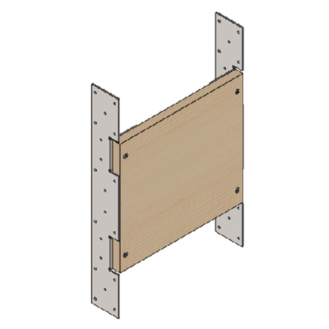 Schichtholzplatte h30 Abstand 40