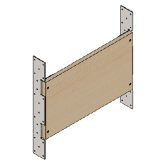 Schichtholzplatte h30 Abstand 60