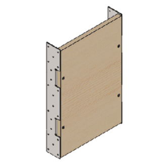 Schichtholzplatte h50 Abstand 40