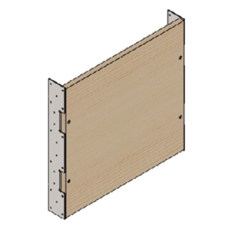 Schichtholzplatte h50 Abstand 60